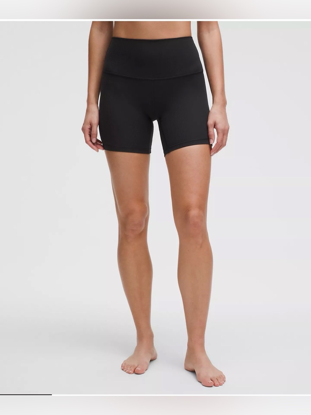 lululemon athletica Black Align Shorts 6” sz 6